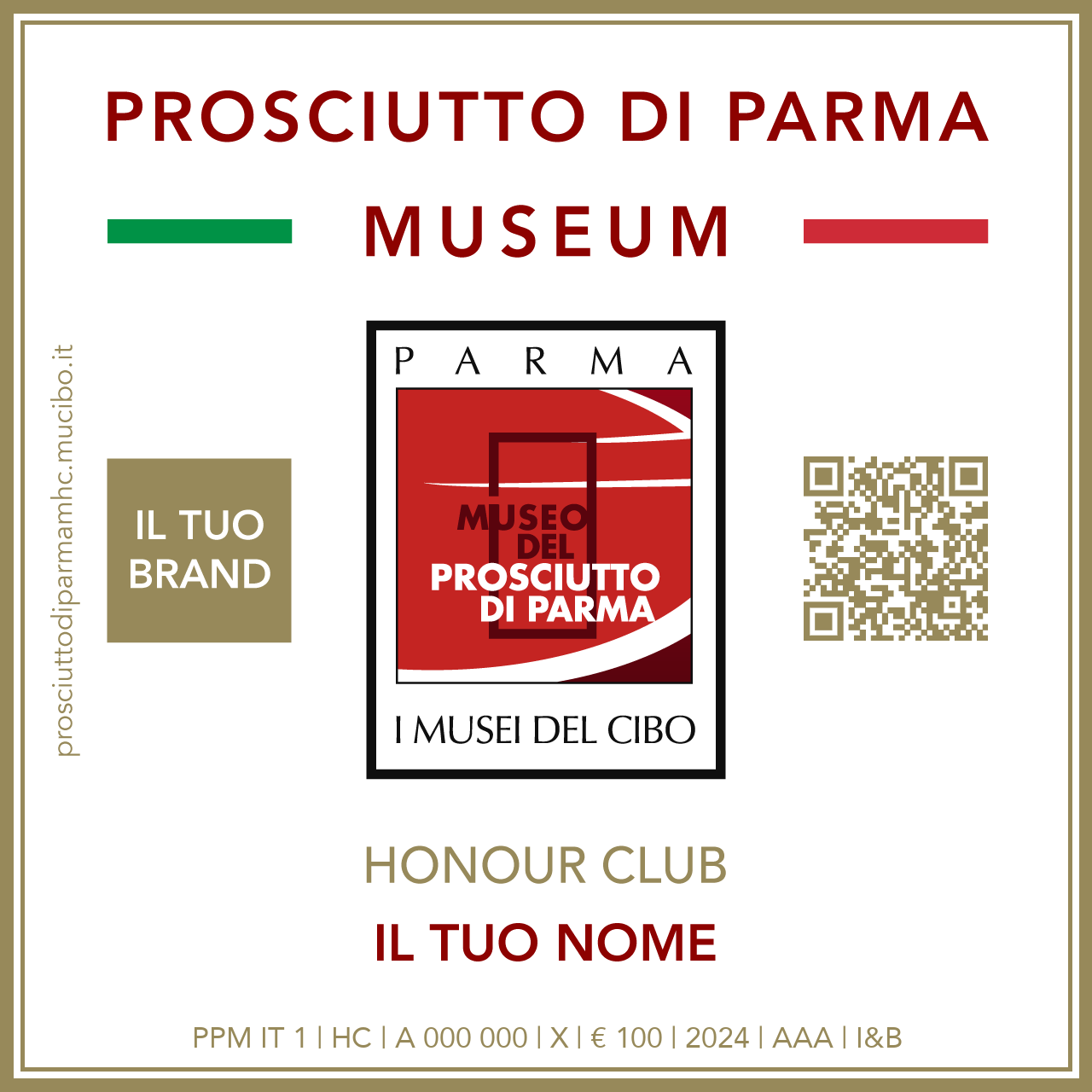 Prosciutto di Parma Museum Honour Club - Token - IL TUO BRAND