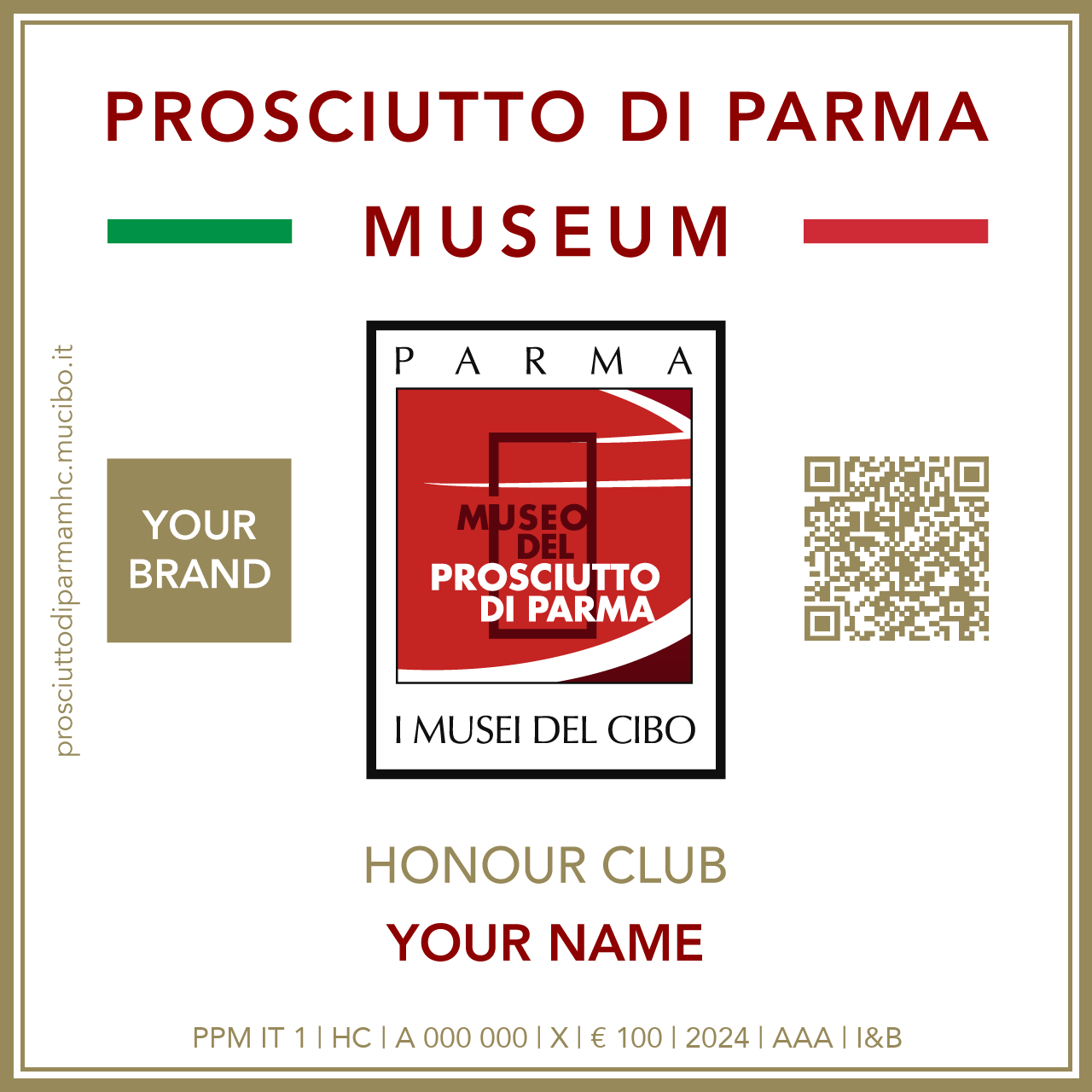 Prosciutto di Parma Museum Honour Club - Token - IL TUO BRAND